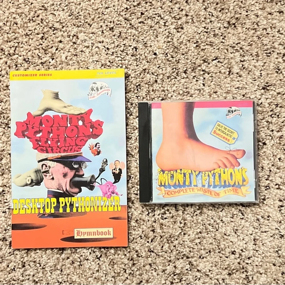 Monty Python's Complete Waste of Time Windows PC CD Rom 1994 Hymnbook